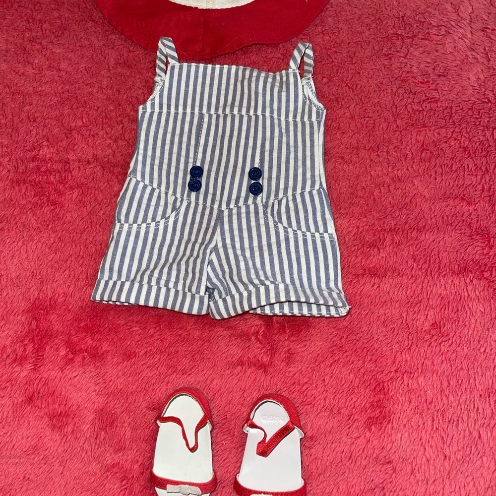 American girl spring romper whole complete set